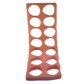 Rose Gestanst Schuim